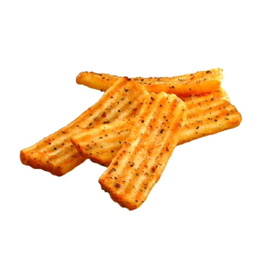 Картофель-стрипс с черным перцем 